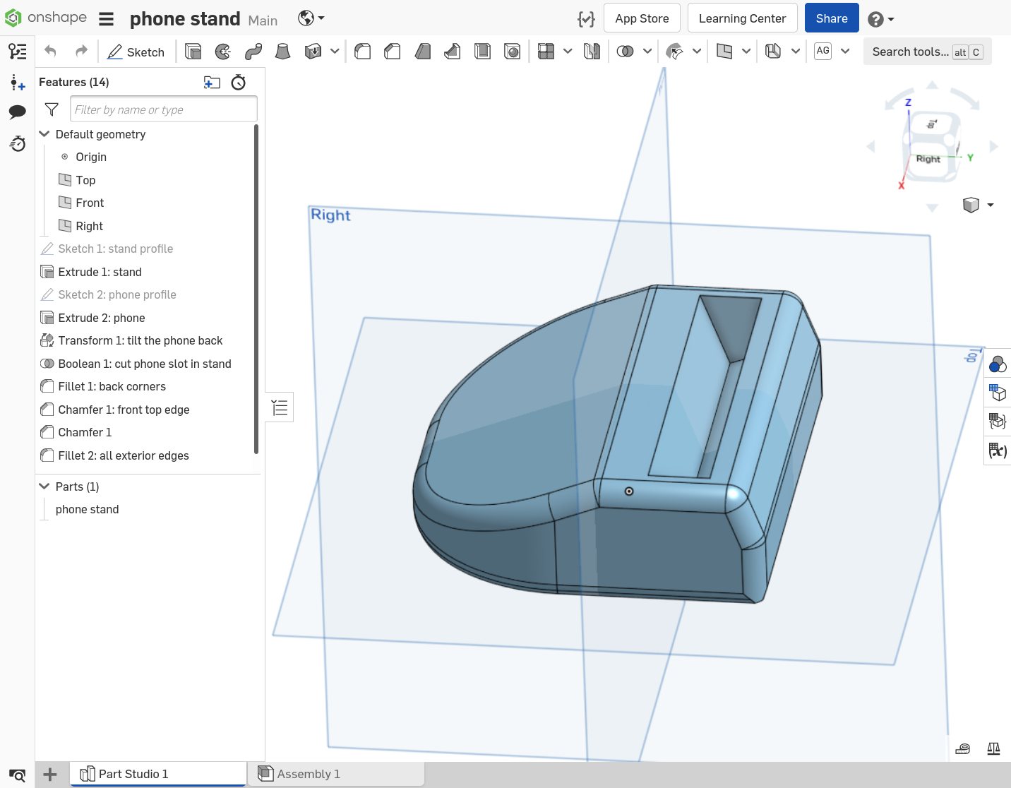 onshape ui